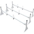 3-Bar Van Roof Ladder Rack Adjustable 56.3"-61.4" for Full-Size Vans