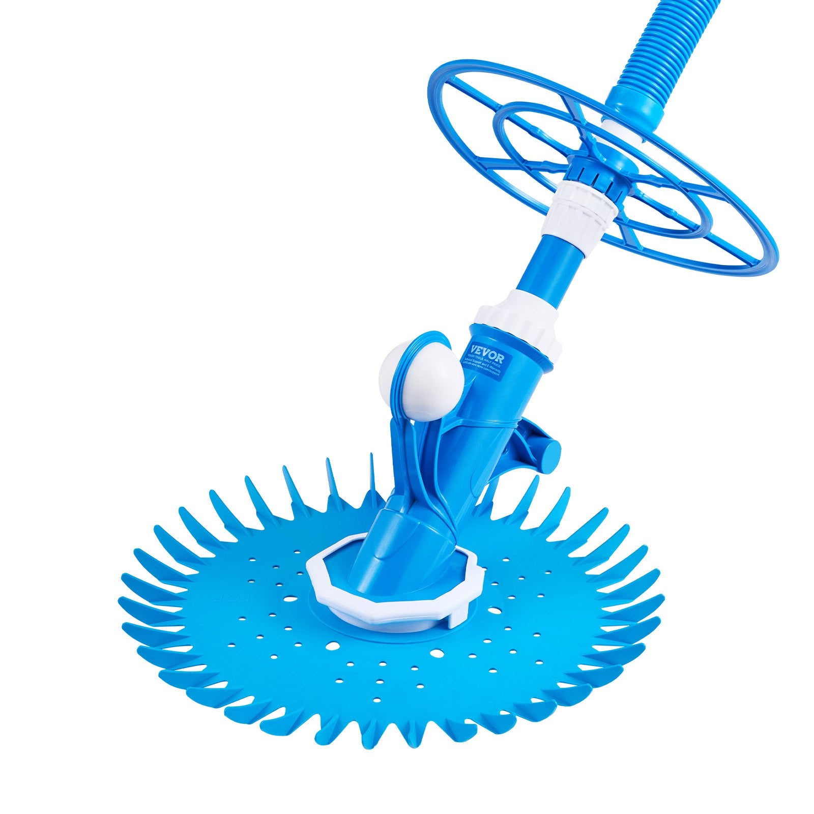 Suction Pool Cleaner, Automatic Pool Vacuum Cleaner, Suction Side Automatic Pool Cleaner, Suction Vacuum Pool Sweeper with 12 Hoses, for In-ground and Above-ground Pool Up to 609.6 x 1066.8 cm