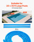 Suction Pool Cleaner, Automatic Pool Vacuum Cleaner, Suction Side Automatic Pool Cleaner, Suction Vacuum Pool Sweeper with 12 Hoses, for In-ground and Above-ground Pool Up to 609.6 x 1066.8 cm