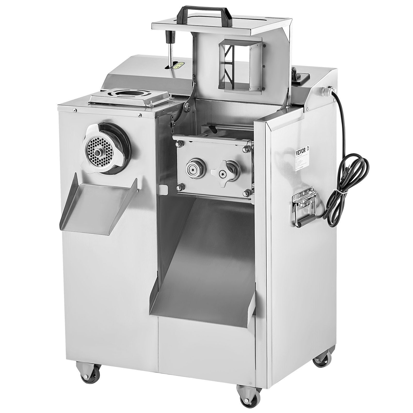 Commercial Electric Meat Grinder Slicer 6.35 kg/Min Sausage Stuffer Maker