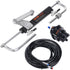 Hydraulic Outboard Steering Kit, 90HP, Marine Boat Hydraulic Steering System, with Helm Pump Two-Way Lock Cylinder and 24 Feet Hydraulic Steering Hose, for Single Station Single-Engine Boats