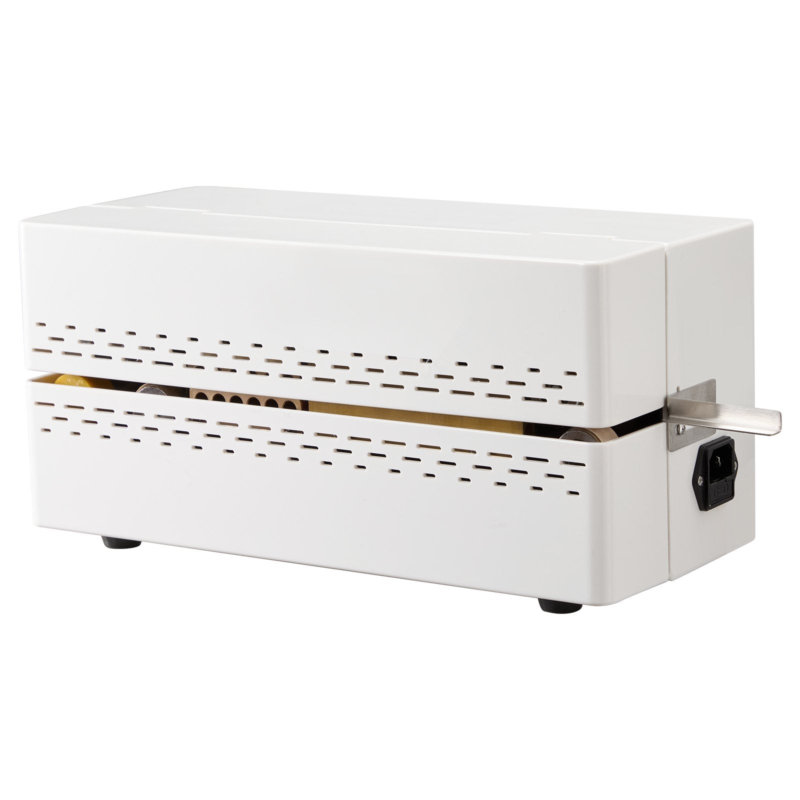 Continuous Sealing Machine, 8-12 mm Seal Width, Automatic Continuous Band Sealer with Digital Temperature Control, Automatic Shutdown, Portable Heat Sealing Machine for 0.06-0.2 mm Plastic Bags