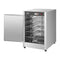 Hot Box Food Warmer, 5-Tier Concession Warmer with Water Tray, 5 Pans, Single-door and Adjustable Shelves, Stainless Steel Food Warmer Cabinet, Ideal for Storing Pizza, Chicken, Restaurant