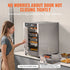 Hot Box Food Warmer, 5-Tier Concession Warmer with Water Tray, 5 Pans, Single-door and Adjustable Shelves, Stainless Steel Food Warmer Cabinet, Ideal for Storing Pizza, Chicken, Restaurant