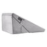 Adjustable Bed Wedge Pillow High Density Foam Washable Cover Light Grey
