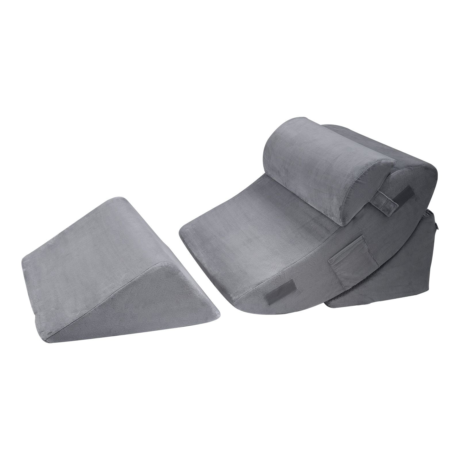 4PCS Adjustable Wedge Pillow Set Orthopedic Bed Support for Sleeping