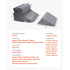4PCS Adjustable Wedge Pillow Set Orthopedic Bed Support for Sleeping