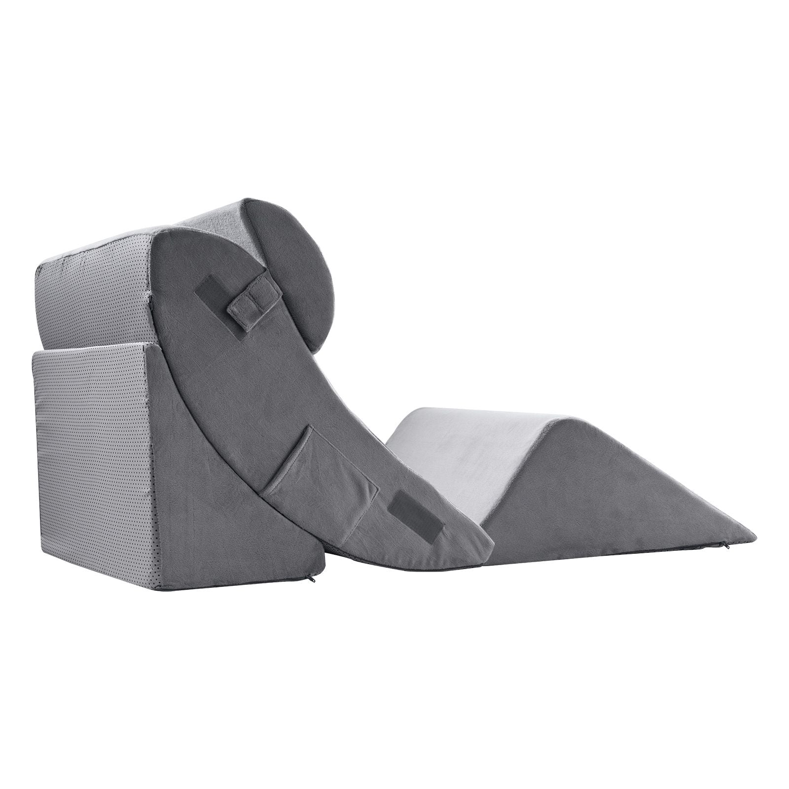 4PCS Adjustable Wedge Pillow Set Orthopedic Bed Support for Sleeping