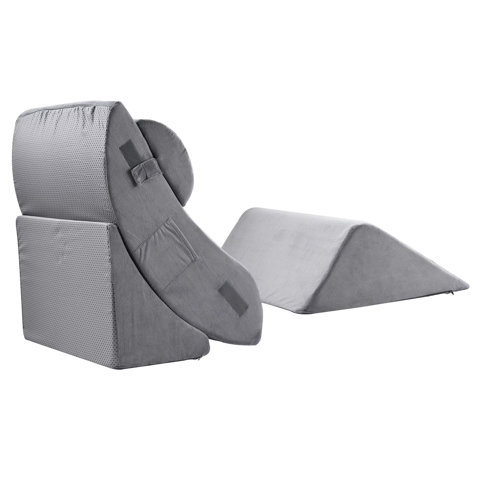 4PCS Adjustable Wedge Pillow Set Orthopedic Bed Support for Sleeping