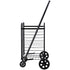 Folding Shopping Cart 40.8kg Capacity Rolling Grocery Laundry Utility Cart