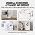 Laundry Pedestal 686mmmW x 366mmH, Washer And Dryer Base Stand Platform Universal Fit 299kg Capacity, Heavy Duty Multi-Functional Base for Washing Machine with Drawer & Rich Accessories