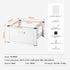 Laundry Pedestal 686mmmW x 366mmH, Washer And Dryer Base Stand Platform Universal Fit 299kg Capacity, Heavy Duty Multi-Functional Base for Washing Machine with Drawer & Rich Accessories