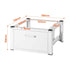 Laundry Pedestal 686mmmW x 366mmH, Washer And Dryer Base Stand Platform Universal Fit 299kg Capacity, Heavy Duty Multi-Functional Base for Washing Machine with Drawer & Rich Accessories
