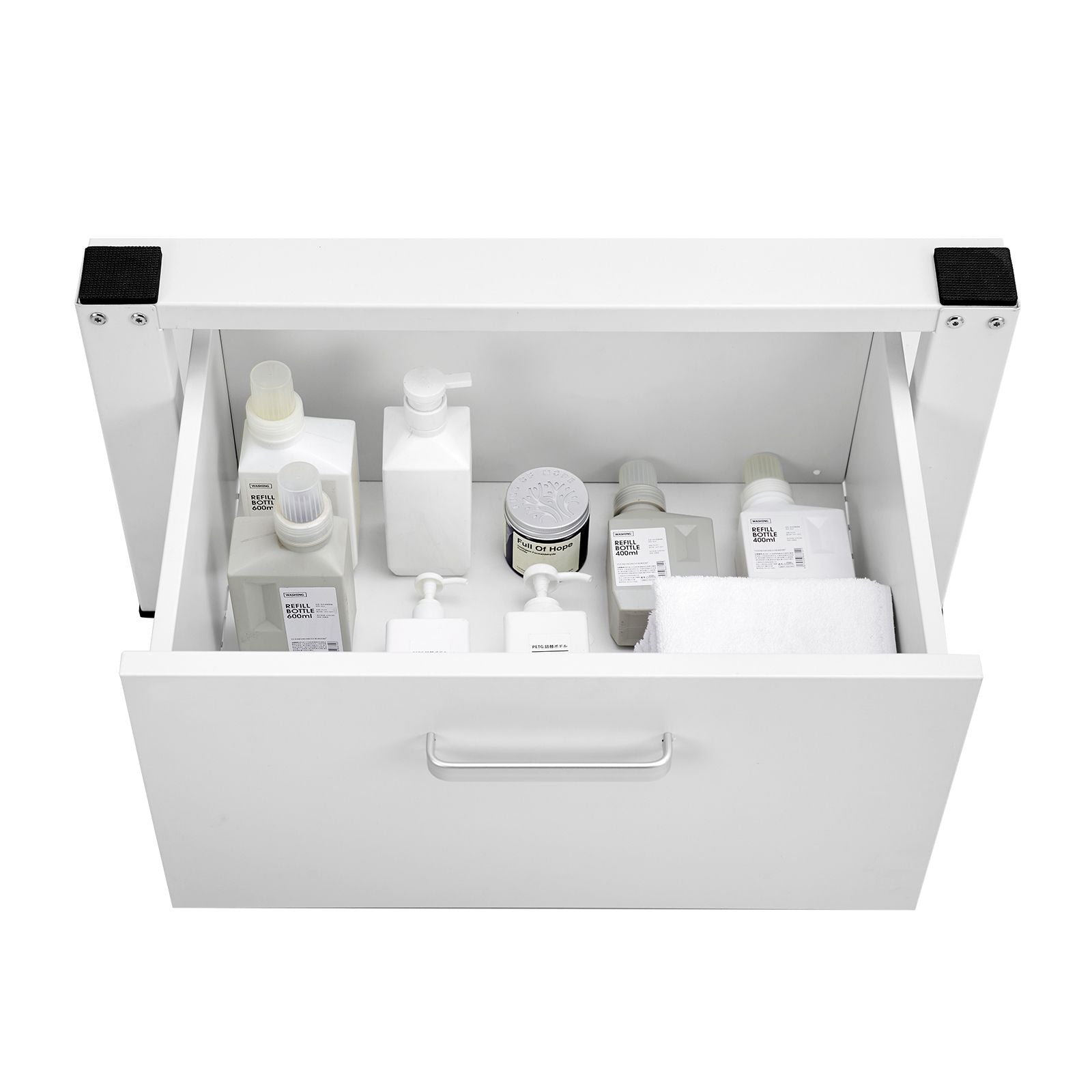Laundry Pedestal 686mmmW x 366mmH, Washer And Dryer Base Stand Platform Universal Fit 299kg Capacity, Heavy Duty Multi-Functional Base for Washing Machine with Drawer & Rich Accessories