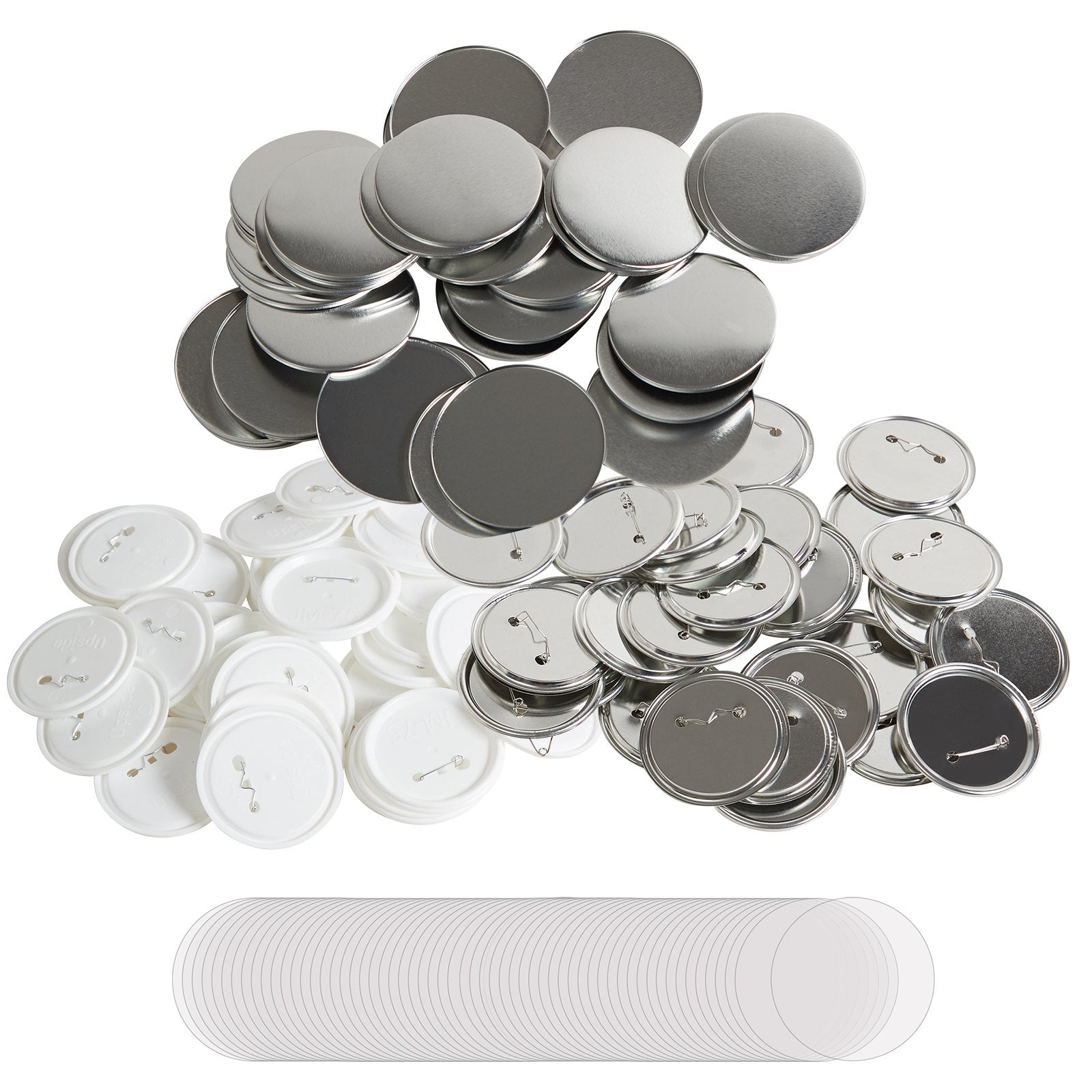 3" 75mm Button Badge Parts Supplies for Button Maker Machine 200 Sets
