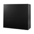 Reception Desk, 1200 x 480 x 1100 mm Rectangular Front Counter Table, Office Reception Counter with Lockable Drawer and Storage Cabinet, for Checkout, Lobby, Beauty Salon and Office, Black