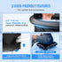 Ice Bath Tub, 80 cm Long Cold Water Therapy Plunge Tub for Athletes, Portable Outdoor Ice Barrel Plunge Pool for Recovery, 341L Inflatable Folding Bathtub with Cover, Home Ice Pod for Adult