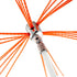 30ft Chimney Sweep Kit Extendable Fireplace Brush with Flexible Rods