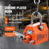 Magnetic Lifter, 100 kg/220 lbs Pulling Capacity, 2.5 Safety Factor, Neodymium & Steel, Lifting Magnet with Release, Permanent Lift Magnets, Heavy Duty Magnet for Hoist, Shop Crane, Block, Board