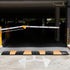 VEVOR Rubber Speed Bump, 1 Pack 2 Channel Speed Bump Hump, 72.8\" Long Modular Speed Bump Rated 22000 LBS Load Capacity, 72.8 x 12.2 x 2.2 Garage Speed Bump for Asphalt Concrete Gravel Driveway-6 FT