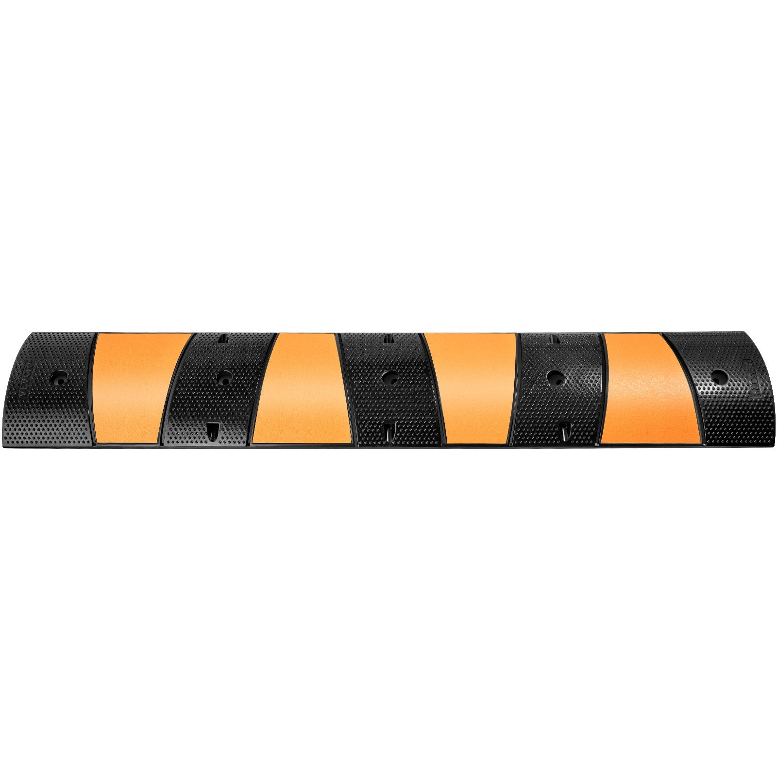 VEVOR Rubber Speed Bump, 1 Pack 2 Channel Speed Bump Hump, 72.8\