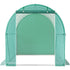 Walk-in Tunnel Greenhouse Galvanized Frame & Waterproof Cover 15x7x7 ft