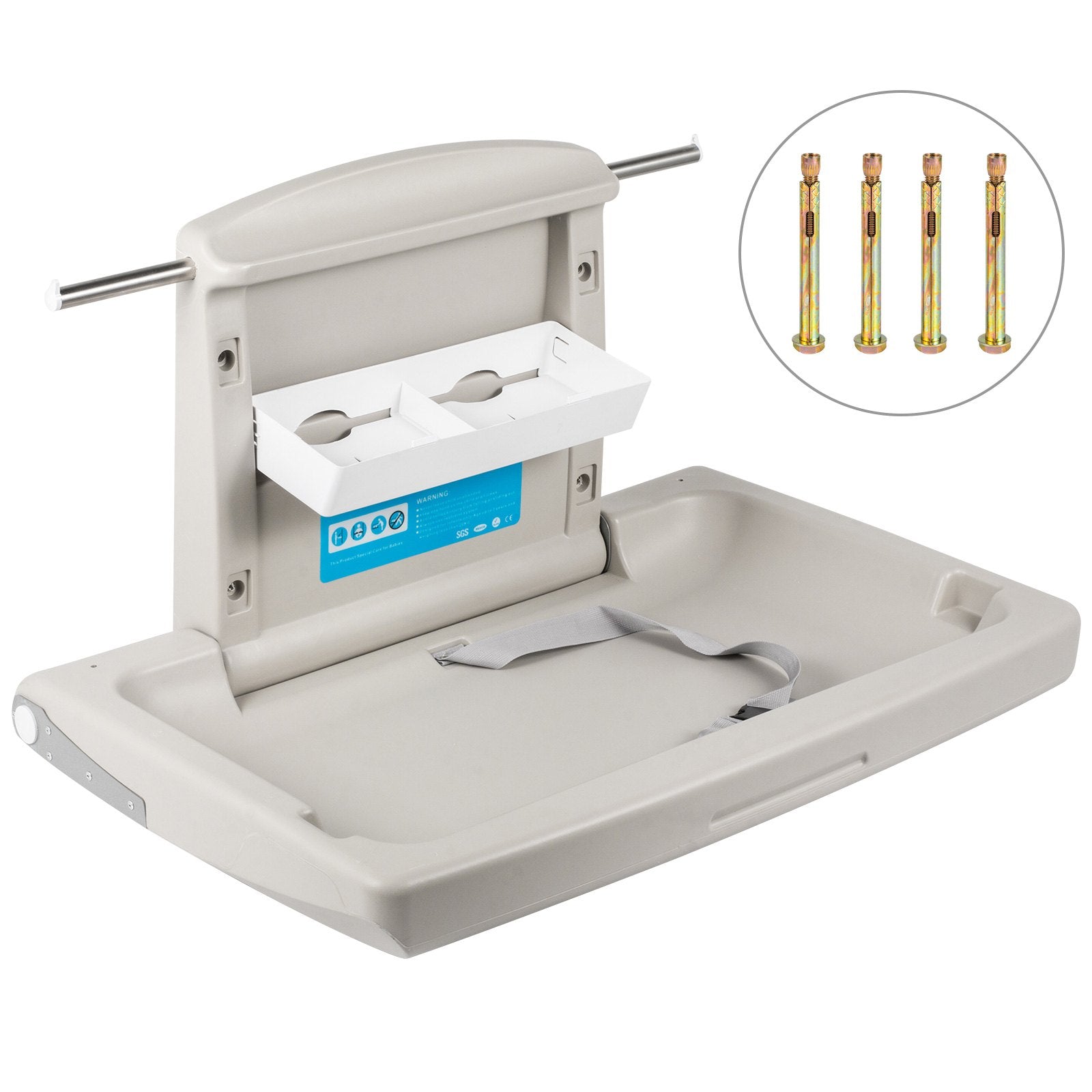 Horizontal Ba Changing Table Wall-mounted Ba Diaper Changing Station Vertical Fold Down Ba Changing Table