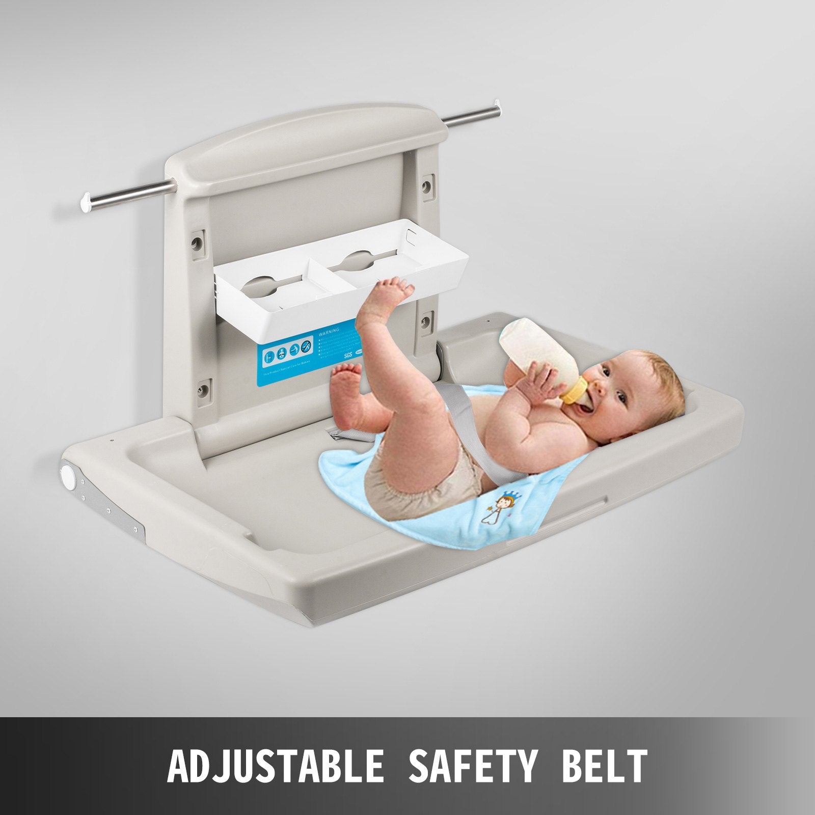 Horizontal Ba Changing Table Wall-mounted Ba Diaper Changing Station Vertical Fold Down Ba Changing Table