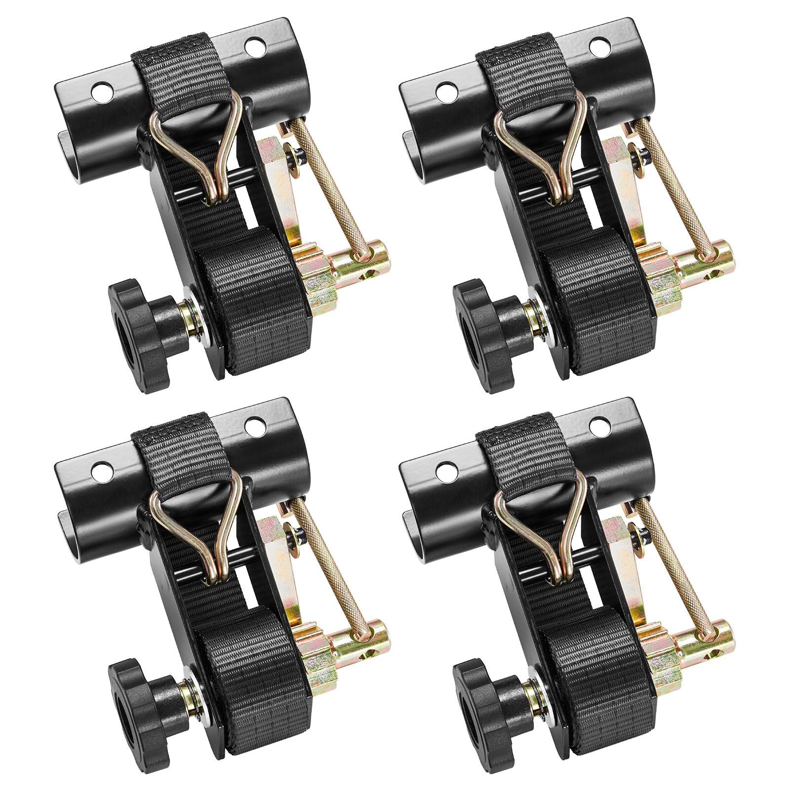 4 Pack Ladder Rack Ratchet Straps 2.25m Heavy Duty Cargo Tie Downs