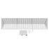 Chicken Tunnels, 300 x 71 x 61.5cm (LxWxH) Chicken Tunnels for Yard, Portable Chicken Tunnels for Outside Easy Installation, Chicken Coop Run, Suitable for Chickens, Ducks, Rabbits