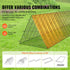 Chicken Tunnels, 300 x 71 x 61.5cm (LxWxH) Chicken Tunnels for Yard, Portable Chicken Tunnels for Outside Easy Installation, Chicken Coop Run, Suitable for Chickens, Ducks, Rabbits