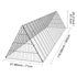 Chicken Tunnels, 300 x 71 x 61.5cm (LxWxH) Chicken Tunnels for Yard, Portable Chicken Tunnels for Outside Easy Installation, Chicken Coop Run, Suitable for Chickens, Ducks, Rabbits