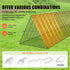 Chicken Tunnels, 300 x 71 x 61.5cm (LxWxH) Chicken Tunnels for Yard, Portable Chicken Tunnels for Outside Easy Installation, Chicken Coop Run, Suitable for Chickens, Ducks, Rabbits