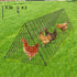 Chicken Tunnels, 300 x 71 x 61.5cm (LxWxH) Chicken Tunnels for Yard, Portable Chicken Tunnels for Outside Easy Installation, Chicken Coop Run, Suitable for Chickens, Ducks, Rabbits