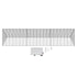 Chicken Tunnels, 300 x 71 x 61.5cm (LxWxH) Chicken Tunnels for Yard, Portable Chicken Tunnels for Outside Easy Installation, Chicken Coop Run, Suitable for Chickens, Ducks, Rabbits