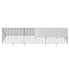 Chicken Tunnels, 300 x 71 x 61.5cm (LxWxH) Chicken Tunnels for Yard, Portable Chicken Tunnels for Outside Easy Installation, Chicken Coop Run, Suitable for Chickens, Ducks, Rabbits