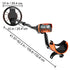 Metal Detector for Adults&Kids, 250mm, Professional Adjustable Higher Accuracy Gold Detector, IP68 Waterproof Coil with LCD Display 7 Modes Advanced DSP Chip, for Detecting Gold Treasure Hunting