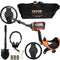 Metal Detector for Adults&Kids, 250mm, Professional Adjustable Higher Accuracy Gold Detector, IP68 Waterproof Coil with LCD Display 7 Modes Advanced DSP Chip, for Detecting Gold Treasure Hunting