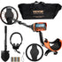 Metal Detector for Adults&Kids, 250mm, Professional Adjustable Higher Accuracy Gold Detector, IP68 Waterproof Coil with LCD Display 7 Modes Advanced DSP Chip, for Detecting Gold Treasure Hunting