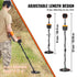 Metal Detector for Adults&Kids, 250mm, Professional Adjustable Higher Accuracy Gold Detector, IP68 Waterproof Coil with LCD Display 7 Modes Advanced DSP Chip, for Detecting Gold Treasure Hunting