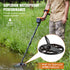 Metal Detector for Adults&Kids, 250mm, Professional Adjustable Higher Accuracy Gold Detector, IP68 Waterproof Coil with LCD Display 7 Modes Advanced DSP Chip, for Detecting Gold Treasure Hunting