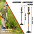 Metal Detector for Kids, 150mm, Waterproof Search Coil with LCD Display, Adjustable 660.4-914.4 mm Gold Detector, Lightweight Carbon Fiber Stem for Junior & Youth Detecting Gold Coin Treasure