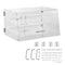 2 Tier Acrylic Pastry Display Case Bakery Countertop Food Display Box