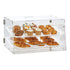 2 Tier Acrylic Pastry Display Case Bakery Countertop Food Display Box