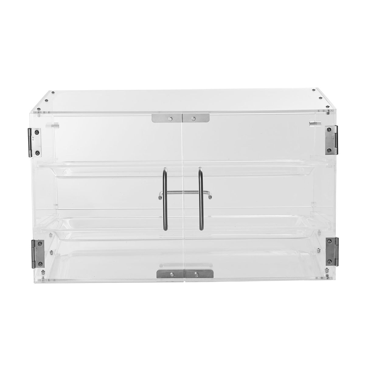 2 Tier Acrylic Pastry Display Case Bakery Countertop Food Display Box