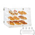 3 Tier Acrylic Pastry Display Case Bakery Countertop Food Display Box