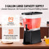 Beverage Dispenser, 3 Gallon Drink Dispenser for Parties, Plastic Juice Dispenser with Stand Spigot Lid, Iced Tea Lemonade Juice Water Dispenser, for Restaurants, Hotels, Parties