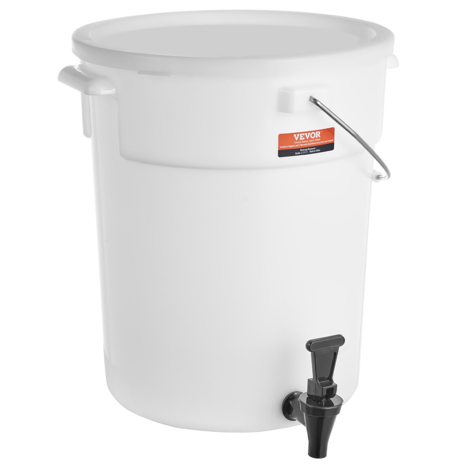 Beverage Dispenser, 5 Gallon Drink Dispensers for Parties, Plastic Juice Dispenser with Spigot and Lid, Iced Tea Lemonade Juice Water Dispenser, for Restaurants, Hotels, Parties