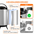 Stainless Steel Insulated Beverage Dispenser, 7.6 Liter, Thermal Hot and Cold Drink Server Dispenser with Spigot Handle, Food-grade for Hot Tea Coffee Water Restaurant Drink Shop