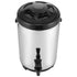 Stainless Steel Insulated Beverage Dispenser, 7.6 Liter, Thermal Hot and Cold Drink Server Dispenser with Spigot Handle, Food-grade for Hot Tea Coffee Water Restaurant Drink Shop